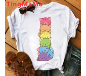 Kawaii Love Is Love Lgbt T Shirt Men Funny Harajuku Rainbow Gay Pride T-shirt Love Wins Graphic Tees Hip Hop Tops Tshirt Male