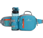 Bolsa de senderismo al aire libre, riñonera para maratón, gimnasio, deporte, bolsa para botella de agua, riñonera para hombre y mujer, bolsillo para teléfono para montar en bicicleta