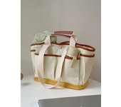 Mamá bolsa de gran capacidad versátil mensajero madre y bebé bolsa saliendo portátil de lona ligera bolsa de mano