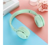 Wireless Macaron Headphones with Mic Stereo Bluetooth Headphone Noise Reduction On Ear Gaming Headset