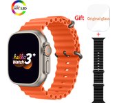 Hello Watch 3 Plus-reloj inteligente para hombre y mujer, pulsera deportiva Ultra AMOLED de 49mm, NFC, brújula, Bluetooth, llamadas Black