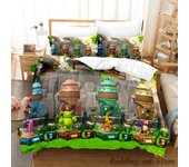 2023 Game My Singing Monsters Bedding Set Single Twin Full Queen King Size Bed Set Adult Kid Bedroom Duvetcover Sets Anime