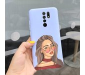 For Redmi 9 Case Girl Child Soft Silicone Phone Cover For Xiaomi Redmi 9 Redmi9 Protective Back Cover Bumper