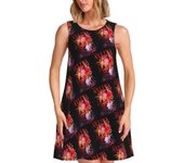 Customized Travel A-Ayiva In Liebe, Sleeveless Women's Flower, Suitable for Beach Leisure, Cool Singer Series