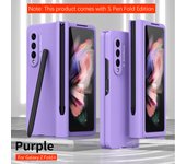 Matte Hard For Samsung Galaxy Z Fold 3 5G Case Pen Slot Hinge Protection Film Screen Cover
