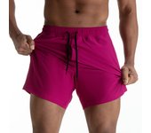 Pantalones cortos de deporte para hombre Mesh Splicing Casual Pants Quick Dry Running Pants Outdoor Fitness Basketball Pants Pocket Fitness Sports Shorts