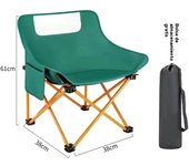 Silla plegable portatil ligera Pesca al aire libre camping playa familiares party