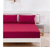 Sabanas Bajeras Ajustable Microfibra Suave Colores Sólidos Sabana para Colchón de 30cm de Altura, Cama 90/135/150/180