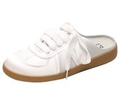 Zapatillas casuales planas, zapatillas casuales con cordones.