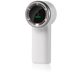 Ventilador Turbo portátil de mano, Mini ventilador de mano de 3600mAh, ventilador de bolsillo pequeño portátil recargable, ventilador USB de mano con pantalla Digital