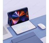 7-Color  Backlit Keyboard with Touchpad for Lenovo Tab P12 12.7''/Xiaoxin Pad Pro 12.7 TB-370FU TB-371FC,Stand Keyboard Case