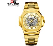 Doble cara calado mecánico automático tendencia nautilus luminous relojes para hombres