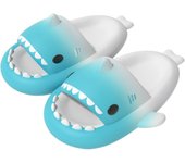 Hombre Mujer Chanclas Mujer Verano Comodas Chanclas Playa Mujer Antideslizantes de Suela Gruesa Zapatillas Tiburon Piscina