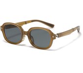 Nuevas gafas de sol plegables con montura pequeña, gafas de sol avanzadas anti-ultravioleta para mujer, cojín de aire, almohadilla para la nariz, gafas de sol de nailon