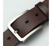 New Business Leisure Men's Alloy Square Pin Buckle Belts Male Famous Brand Luxury Designer PU Leather Jeans Belts for Men