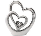 Creative Heart Sculpture Ornament with Luxurious Gold Accent Stylish Home Decoration Suitable for Shelf Windowsill Bedroom