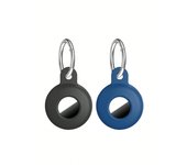 Airtag Holder Compatible Tag, Airtags Tracker with Keychain, Protective Silicone Apple Air Tags Case Key Ring Item Find