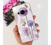 For Funda Xiaomi Redmi A3 Case 2024 Fashion Flower Transparent Silicone Soft TPU Phone Case For Xiomi Redmi A3 RedmiA3 4G Covers