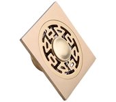 Convenient Brass Floor Drains Removable Rust-proof Bathroom Drainage Waterproof Tiled Insert Floor Hair Catcher Home