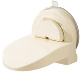 Efficient Suction Cup Shower Footrest Wall Mounted Punch-free Foot Rest Grip Holder Non-slip Foot Stand Elderly