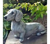Garden Decoration Dog Resin Decoration Dachshund Sculpture Home Ornaments Statue  Handicraft Flower Pot Accessories Garden Deco