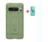 For Google Pixel 9 8 7 6 Pro 5 4 3 XL 8a 7a 6a 5a 4a 3a Tempered Glass Shockproof Rugged Soft Thick Solid Armor Protective Case