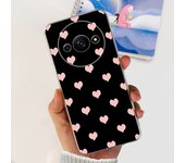 For Funda Xiaomi Redmi A3 Case 2024 Fashion Flower Transparent Silicone Soft TPU Phone Case For Xiomi Redmi A3 RedmiA3 4G Covers