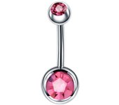 1Pc g23 titanium 6-10mm crystal belly button piercing set 14g heart belly piercing pack cz navel ring set cute belly bar bulk
