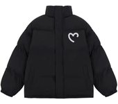 Chaqueta de algodón gruesa de invierno para estudiantes de hombres y mujeres Chaqueta de algodón de pan suelta
