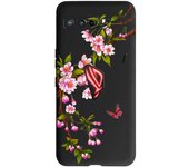 Case for ASUS ROG Phone 3 ZS661KS Case Black Matte Silicone Back Cover Phone Cases For ASUS zs661ks Flowers Fashion Bumper Capa