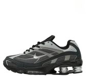 Leten Shox Ride 2 Trendy Sier Gray Red Mesh Non-slip Wear-Resisting Cushioning Men Outdoor Sports Running Shoes Male Work shoes