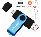 JASTER 3 in 1 USB Flash Drive TYPE-C Adapters Gifts Pen Drive OTG Memory Stick U Disk for Android SmartPhone PC 16G 32G 64GB
