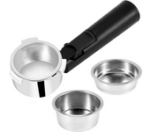 Filtro sin fondo de 51Mm, accesorios para máquina de café doméstica, mango de soporte, mango hueco