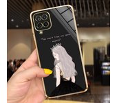 For Samsung Galaxy A22 5G Case SM-A226B  Plating Square Soft Silicon Cover For Samsung A22 4G A225F Phone Case For Women Fashion