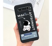 For LG K61 Case Cute Cat Dinosaur Soft Black Silicone Shockproof Bumper For LGK61 2020 Funda LM-Q630EAW LM-Q630 K 61 Phone Cover