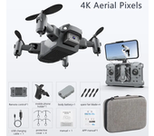 Mini Dron 4K HD Cámara Wifi FPV plegable RC Quadcopter fotografía aérea helicóptero juguete