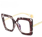 Nuevas gafas de sol de moda, gafas de sol cuadradas grandes para mujeres hermosas europeas, gafas planas de moda al por mayor