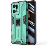 For Oppo Find X5 Pro Drop Shockproof Hard PC Soft TPU Cover Slim Fit Kickstand Phone Case