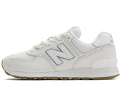 Leten Authentic 100%  NB 574 White / Gray Running Shoes Work shoes