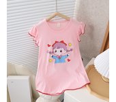 Bebé femenino verano casa desgaste vestido, falda pijama largo niñas