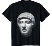 A-k-a Greek and Roman Mythology God Face T-Shirt Men Clothing Streetwear Graphic T Shirts Casual Cotton Daily Four Seasons