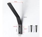 Strong Bearing Capacity Wall Coat and Hat Hook Anticorrosion Rust-resistant Wall Storage Hook Cold Rolled Steel High Hardness