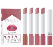 Pipe Fine Lipsticks 4 Quad Set, brillo de labios mate antiadherente polarizado cálido de terciopelo
