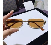 Gafas de sol cuadradas de montura pequeña gafas de sol marinas de metal personalizadas