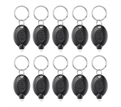 10 Pack LED Keychain Flashlight Mini LED Keychain Light Portable Key Ring Torch for Outdoor Camping Hiking