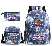 Poppy 3 Smiling Critters School Bag Catnap Backpack Pencil Case Shoulder Bag Three-piece Set