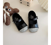 2024 Autumn New Children Leather Shoes for Girls Fashion and Comfortable Princess Chic Korean Style Casual Versatile Soft Shoes