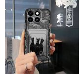 Graffiti Anti-knock Phone Case For ZTE Blade A35/A55 Back Cover Cartoon Waterproof TPU Cute Shockproof Cover Full wrap