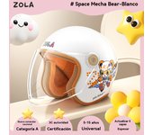 Casco moto cross niño coche electrico aire libre seguro Equipo Protector