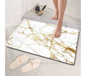 Black White Beautiful Modern Shower Curtains Bathroom Curtain Set Anti-Slip Bath Mat Soft Carpet Absorption Rugs Decor